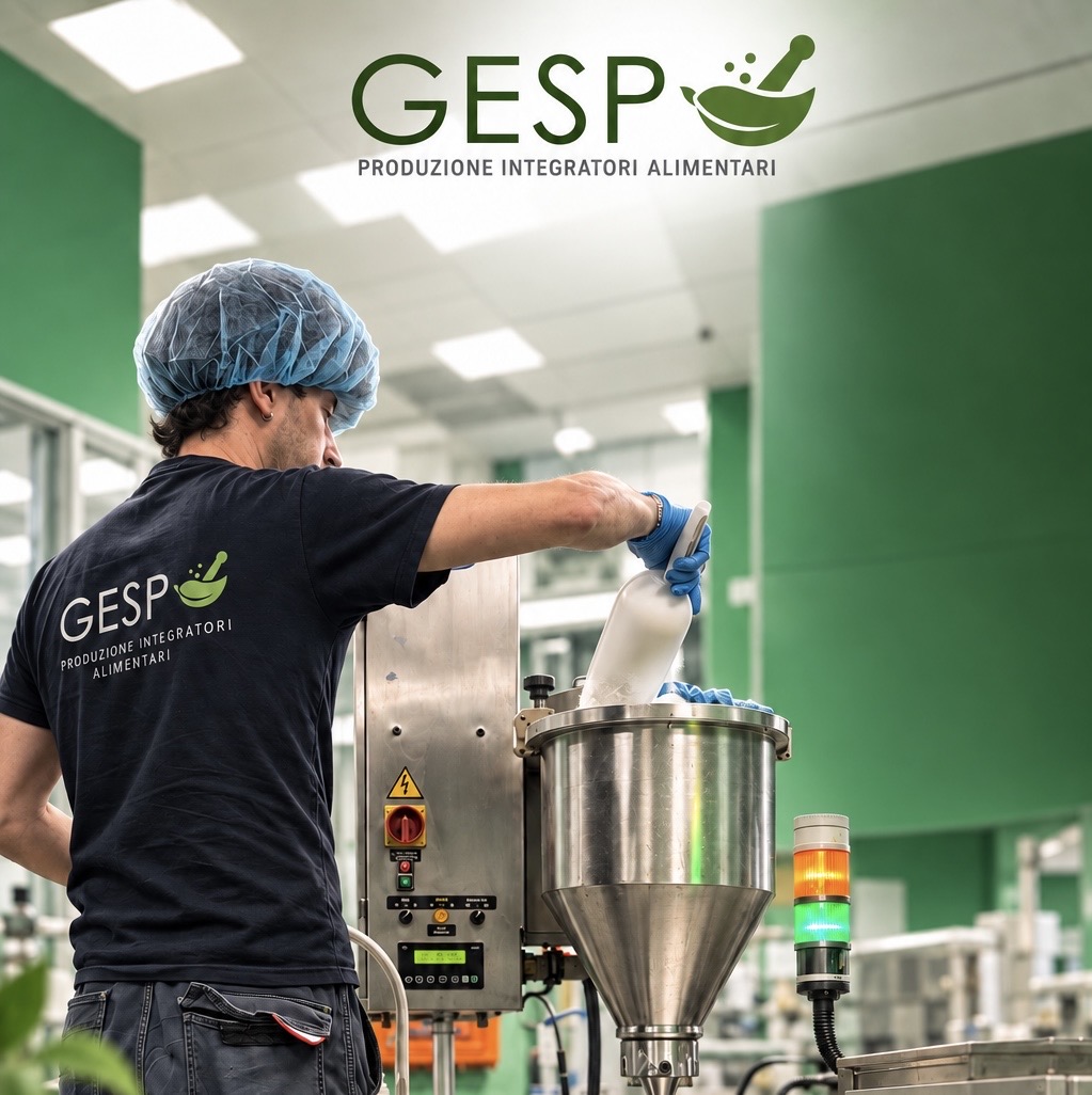 Operatore GESP durante una fase della produzione